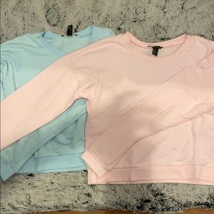 Baby blue/ baby pink pullovers